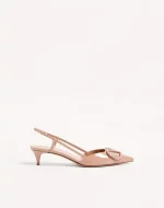 Valentino Vlogo Signature Patent Leather Slingback Pump 40Mm / 1.6 In.